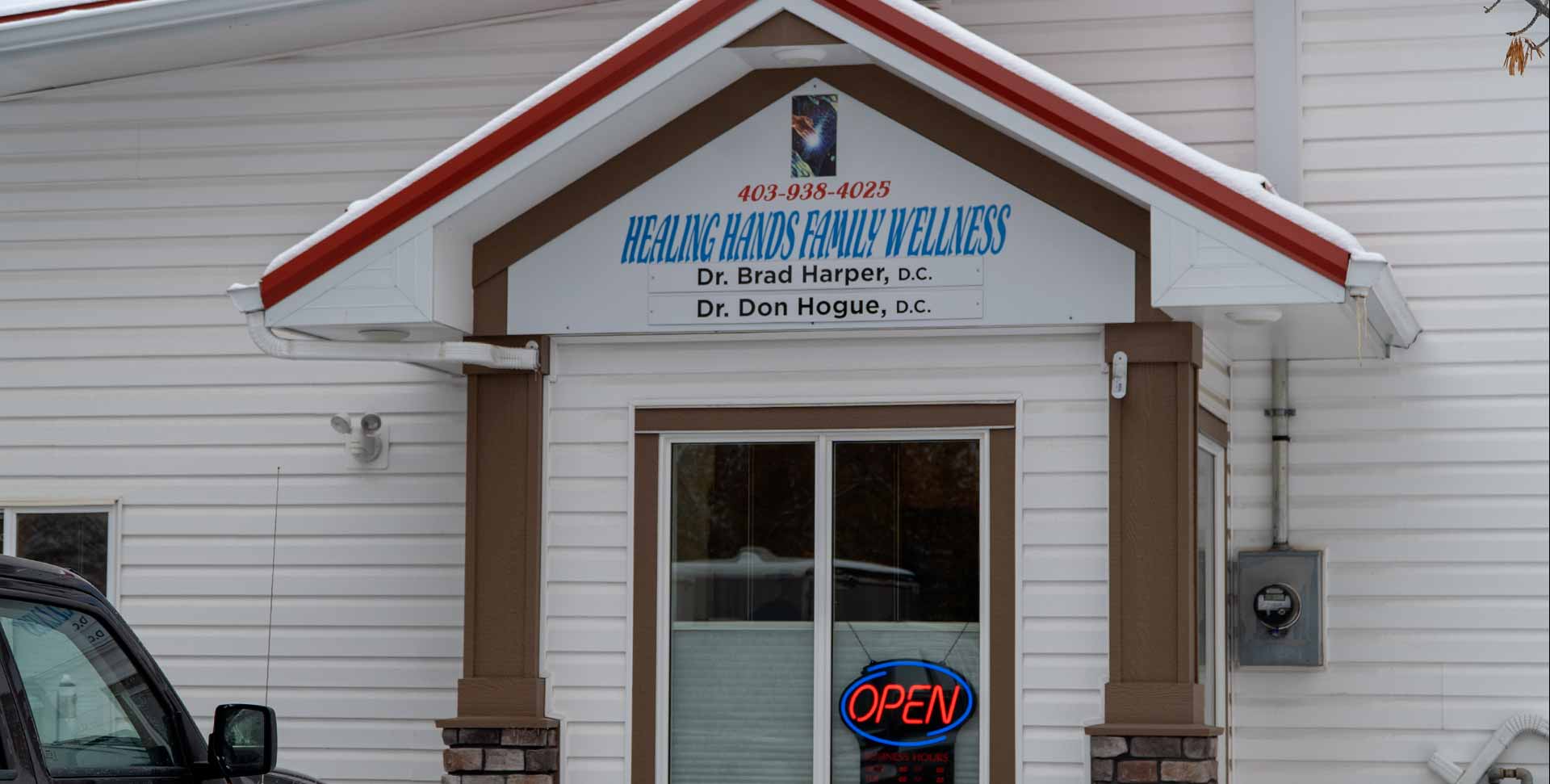 Healing Hands Wellness | Okotoks Chiropractor | Exterior Entrance